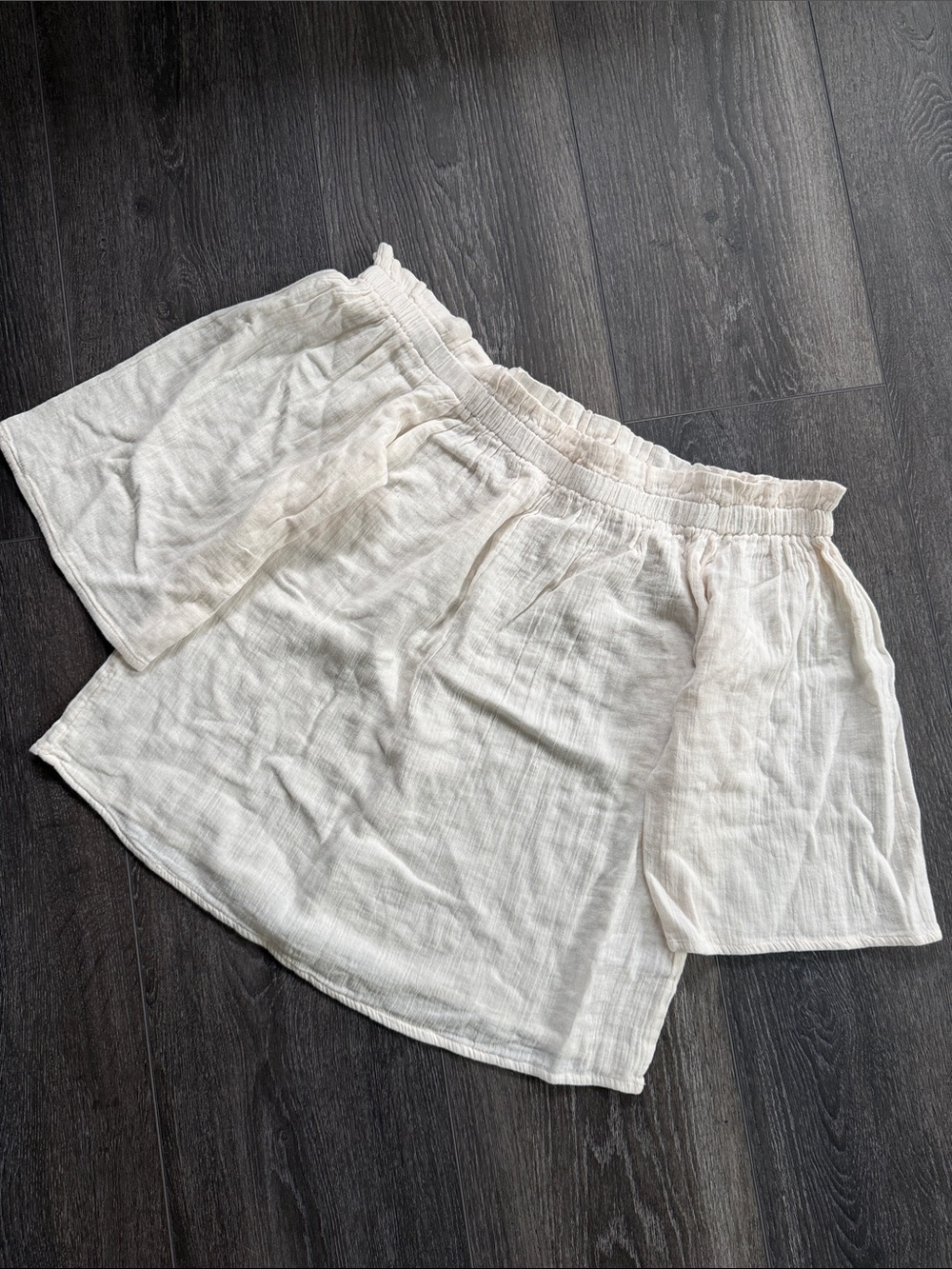 NWT Maurice’s Cream Colored Solid Wide Sleeve Off The Shoulder Top - Medium